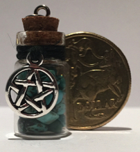 Intention Bottle near coin